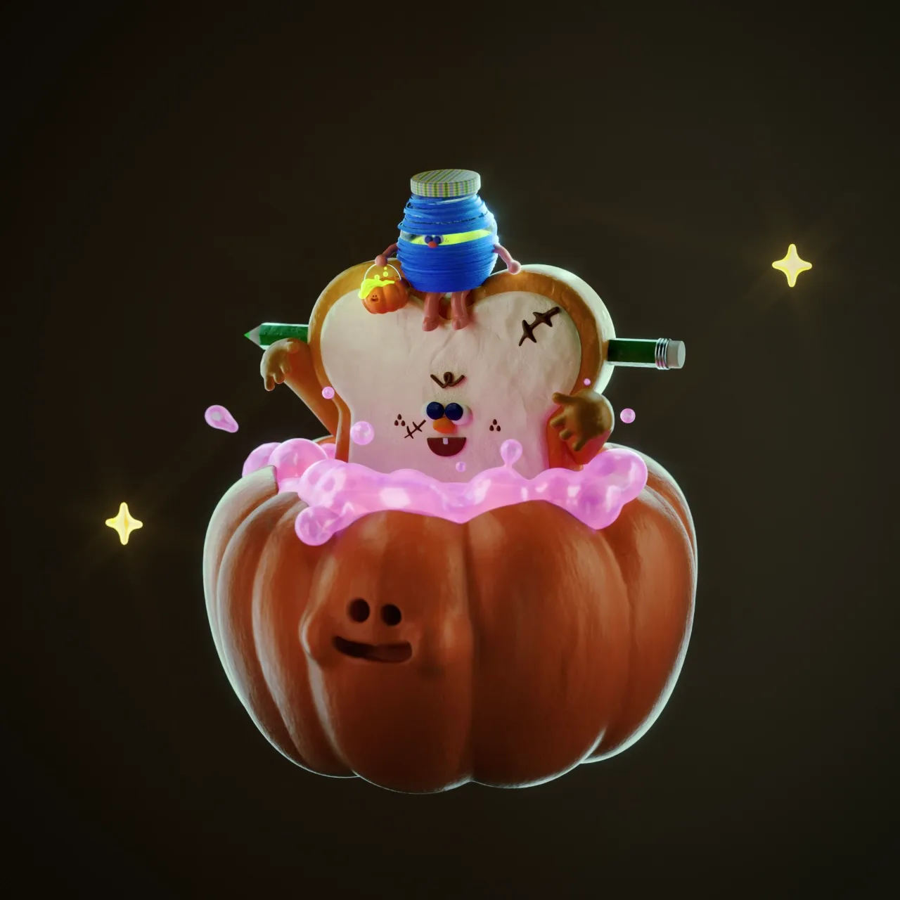 Magical pumpkin soup 🥣🎃🧟♂️🔮🧪